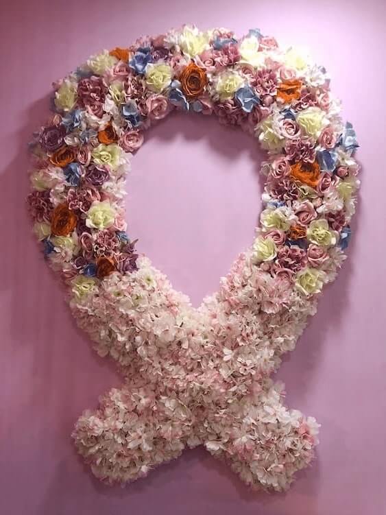 Floral Display on wall
