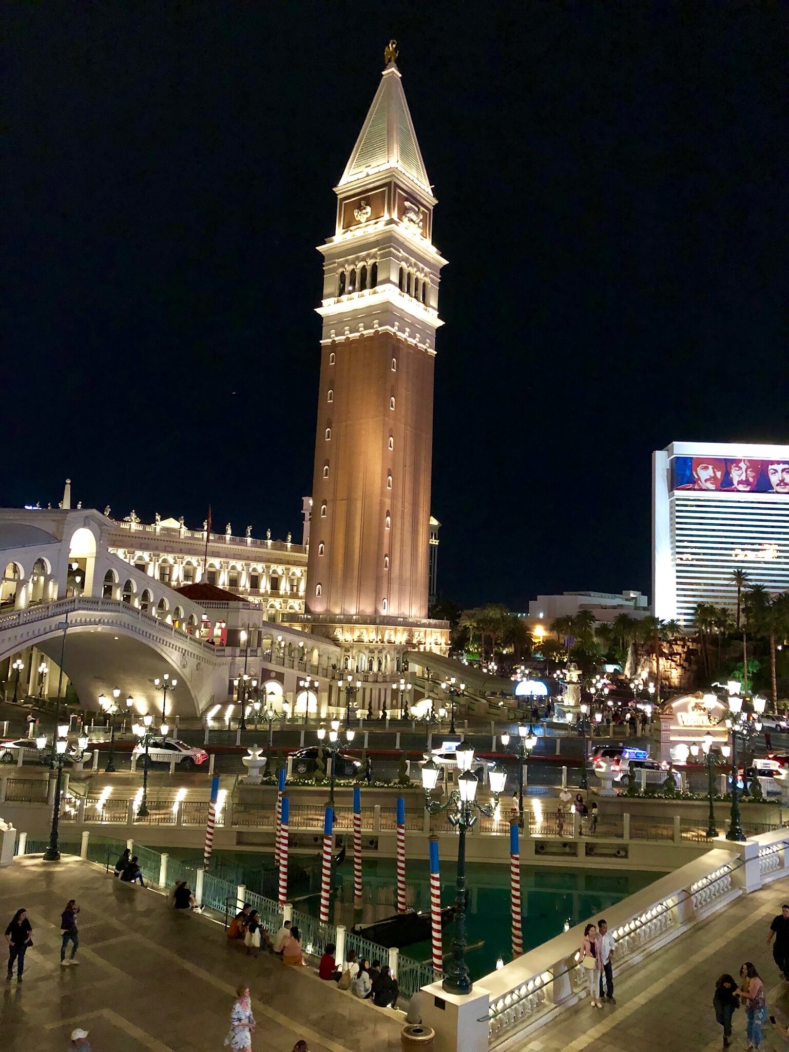 Outside Venetian Las Vegas